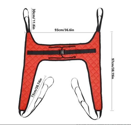 Patient lift sling commode - sling,