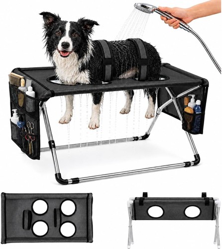 Dog grooming hammock stand - hammock,